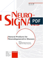 Natural Products For Neurodegenerative Diseases (Neurosignals) (2005)