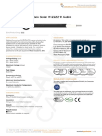 Photovoltaic Solar H1Z2Z2-K Cable: Application Standards