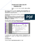 Activar Fastrack en Mikrotik