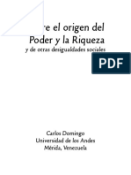 Sobre El Origen Del Poder La Riqueza y Otras Desigualdades - Capítulos 1 y 2 - Carlos Domingo