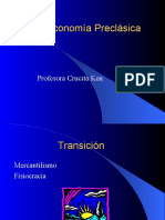 Economía preclásica: mercantilismo y fisiocracia