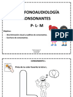 Guía fonoaudiología consonantes PLM