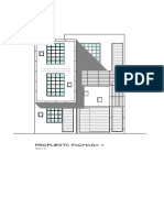 Propuesta Fachada 1: Escala 1 / 50