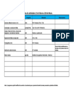 Programa de Actividades 21 Al 28 Marzo