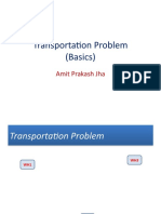Transportation Problem 1 - Basics