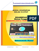 Modul Kearsipan Sistem Tanggal