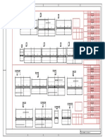 Esquema de elementos de estrutura com posições, diâmetros e quantidades