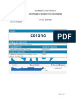 Controles de Cambio ECOMMERCE CORONACO