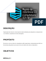 AULA 02 - MODELO DE REFERÊNCIA OSI E ARQUITETURA TCP - IP