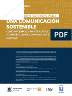 Guía de Orientaciones para Una Comunicación Sostenible