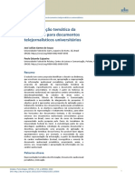 2022 - Representação Temática Da Informação Telejornalística - Intexto