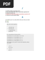 A. B. False: An IP Address Pool Can Contain Address From More Than One Subnet