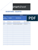 Inventario equipos lista