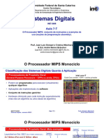 SD - Aula7t MIPS Monociclo1 2022 1