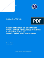 Regulaciones Argentinas de Aviación Civil Parte 121