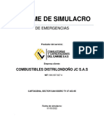 Informe de Simulacro