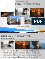 Environmental Emergencies: Second Grade - Unit 3