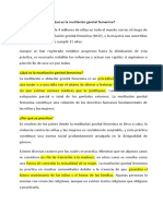 Qué Es La Mutilación Genital Femenina