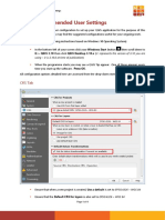 QGIS: Recommended User Settings: Crs Tab