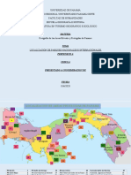 Localizacion de Áreas Protegidas de Panamá