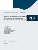 Medicion Del Impacto Socioeconomico Del Desarrollo de Infraestructura de Ultima Milla en America Latina y El Caribe