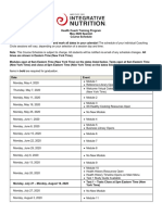 FECHAS HCTP May 2020 Spanish Course Schedule - FINAL