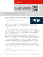 Decreto-1 - 04-AGO-2015 - APRUEBA REGLAMENTO QUE FIJA NORMAS COMPLEMENTARIAS DE PROCEDIMIENTO ANTE EL COMITE NACIONAL DE ARBITRAJE DEPORTIVO