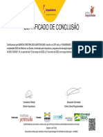 Certificado conclusão curso atletismo EAD