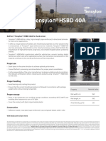 DUPONT Tensylon® HSBD 40A: Technical Data Sheet