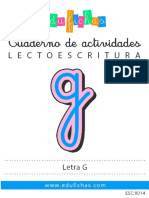 ESC014 Letra G Lectoescritura Edufichas