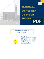 Sesión 11: Derivación de Orden Superior