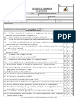 Check List para Trabalho de Riscos em Icamento - ACESSO