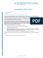 IV. Administración Local: Boletín Oficial Del Principado de Asturias