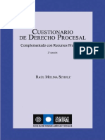 Cuestionario Derecho Procesal