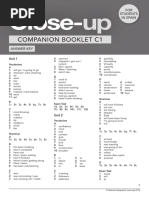 Close-Up C1 Companion Booklet Answer Key