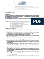 Requisitos 2da 8va