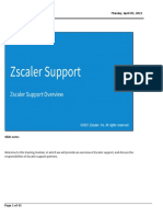 Zscaler Support Overview