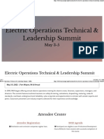 Electric Operations Technical Leadership Summit