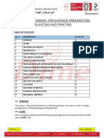 Method Statement For Surface Preparation, Blasting and Painting