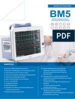 Monitor Multiparamétrico BM5 com ECG, SpO2, PNI e mais