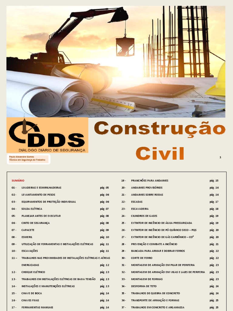 DDS - Construção Civil | PDF | Eletricista | Eletricidade