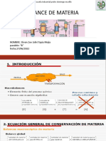 Balance de Materia