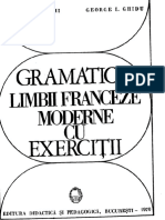 Gramatica Limbii Franceze Moderne Cu Exercitii by Valeriu Pisoschi, George Ghidu