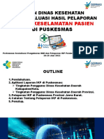 Peran Dinas Kesehatan Dalam Evaluasi Hasil Pelaporan IKP