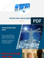 World Wide Web Architecture and History