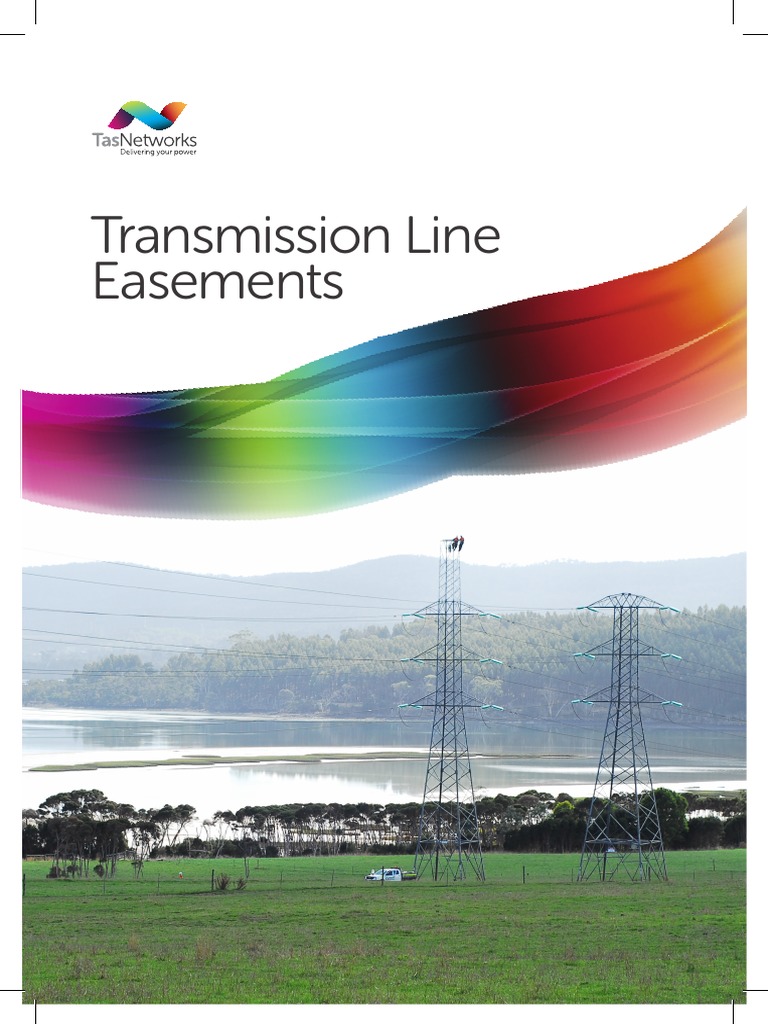 Transmission Line Easements A5 v4 PDF Electric Power Transmission