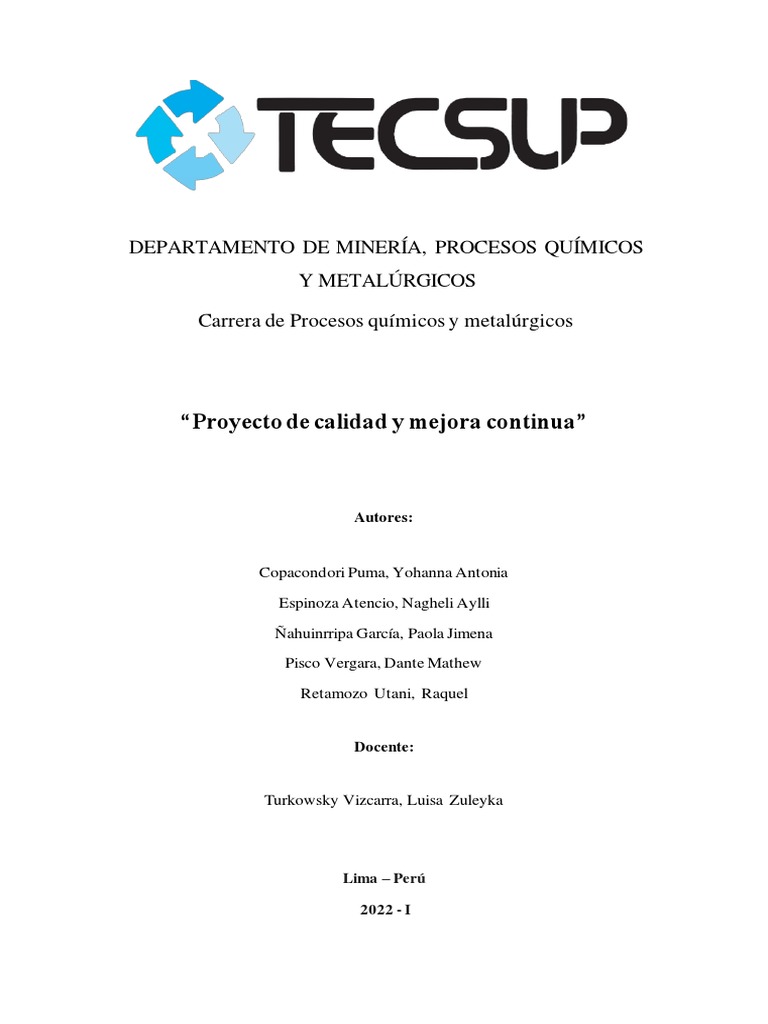 Propuesta de Mejora Continua en MODIPSA | PDF | Calidad (comercial ...