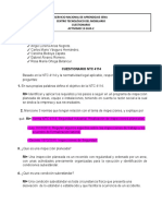 Act 13 - Cuestionario NTC4114 Inspecciones (Sandra Iris)