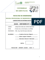 Laboratorio Nº6 Diseño de ALU Con VHDL Cuadros Otani y Palomino Navarro