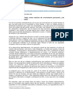 Trabajo como camino de crecimiento y servicio